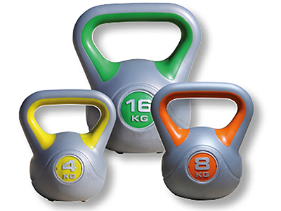 Kettlebell en plastique