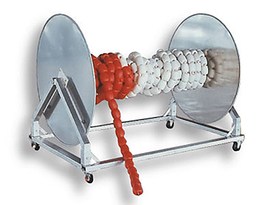 Chariot dévidoir en aluminium